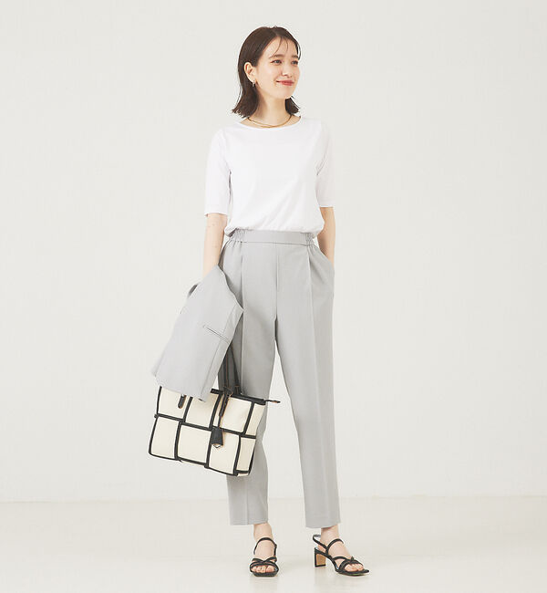 abahouse mavie「5分袖プルオーバー」|Tシャツ・カットソー|