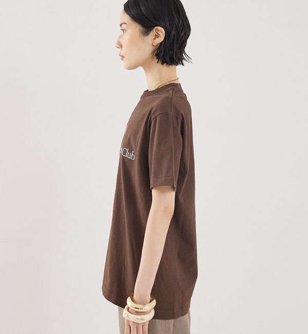 The Store by C' 「【Sporty&Rich】H&W Crest T-Shirt／ロゴTシャツ」|Tシャツ・カットソー|