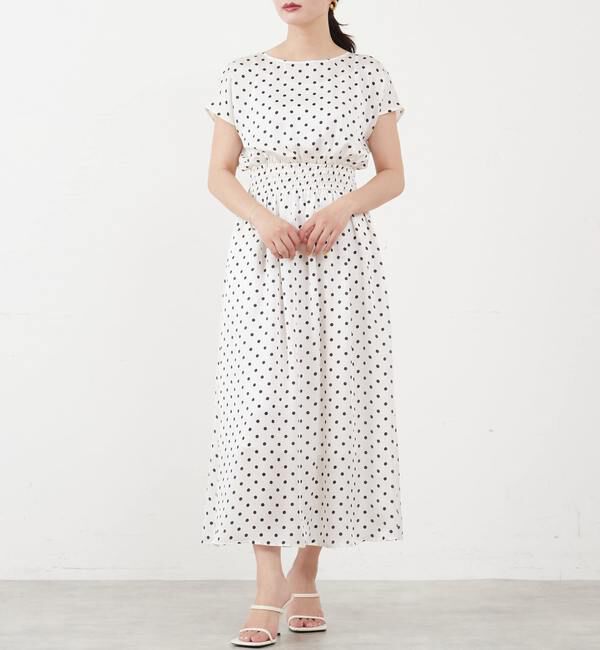 TIARA「ドットプリントワンピース」|ワンピース|
