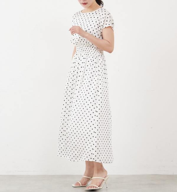TIARA「ドットプリントワンピース」|ワンピース|
