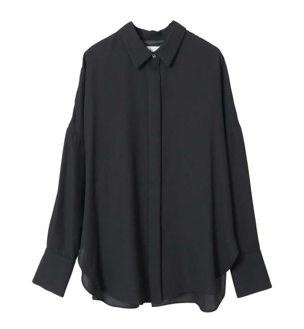 TIARA「バックサテンビッグシャツ（セットアップ可）」|シャツ・ブラウス|
