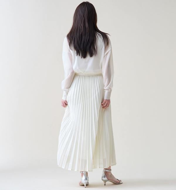 TIARA「Vネックシアーニット」|ニット・セーター|