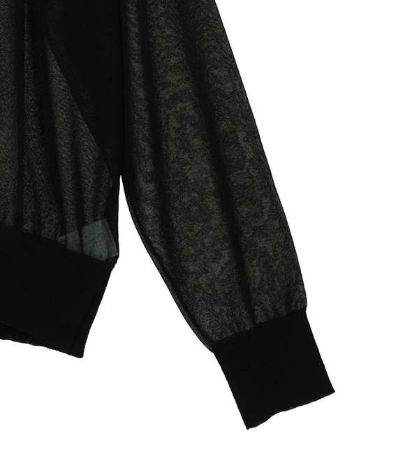 TIARA「Vネックシアーニット」|ニット・セーター|