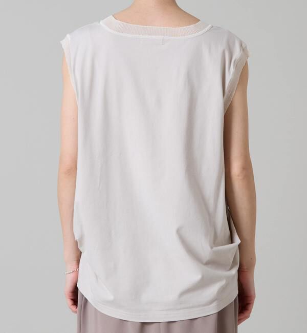 Liesse「ニット&times;カットソーコンビトップス」|ニット・セーター|