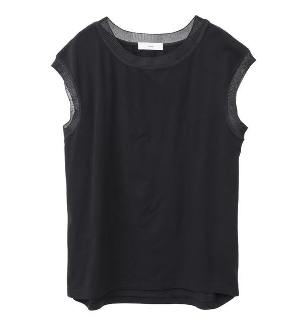 Liesse「ニット&times;カットソーコンビトップス」|ニット・セーター|