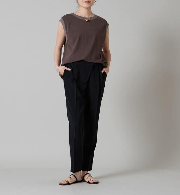 Liesse「ニット&times;カットソーコンビトップス」|ニット・セーター|