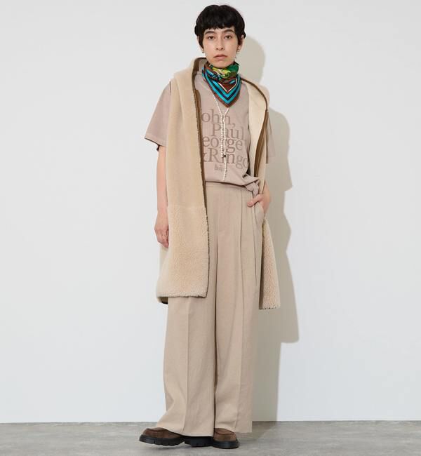 Liesse「梳毛調イージーワイドパンツ」|その他|