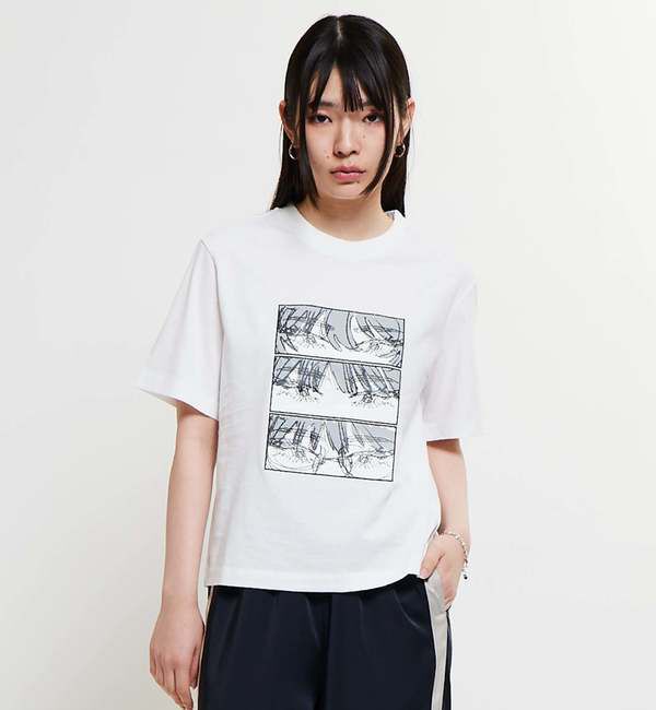 Soffitto「《コラボ》【Soffitto&times;TINDA】プリントTシャツ」|Tシャツ・カットソー|ホワイト系その他