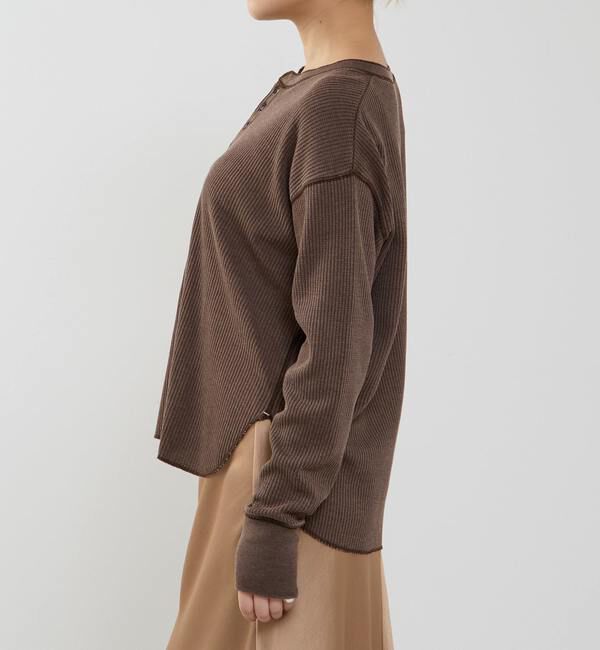 SOFFITTO「ヘンリーネックプルオーバー」|Tシャツ・カットソー|