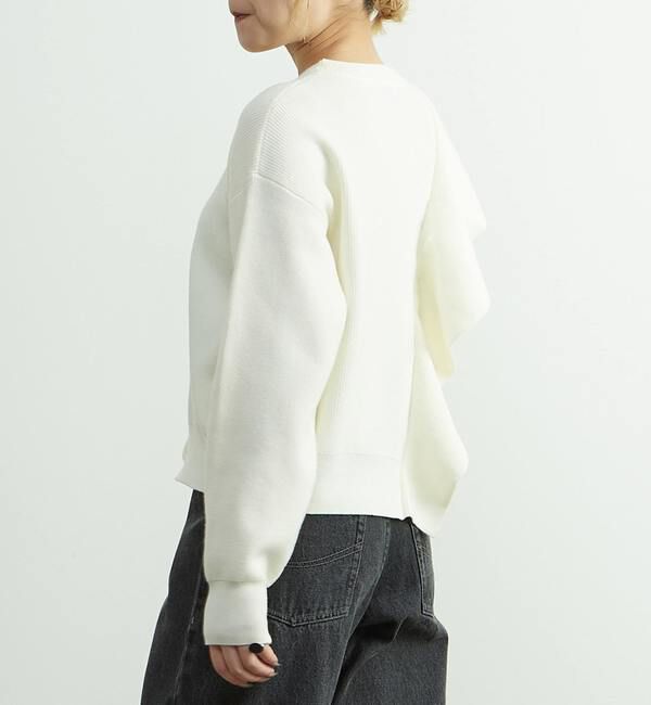 SOFFITTO「フリル付きニット」|ニット・セーター|