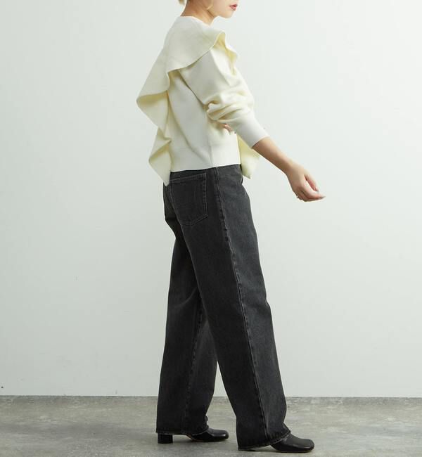 SOFFITTO「フリル付きニット」|ニット・セーター|