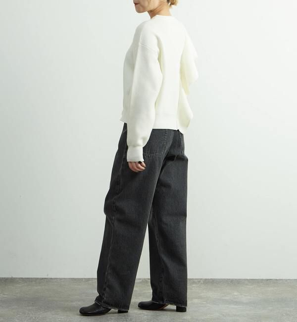 SOFFITTO「フリル付きニット」|ニット・セーター|