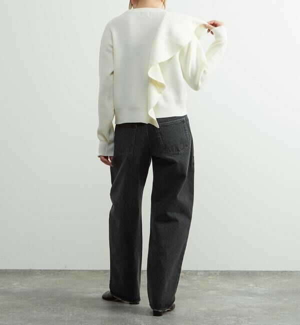 SOFFITTO「フリル付きニット」|ニット・セーター|