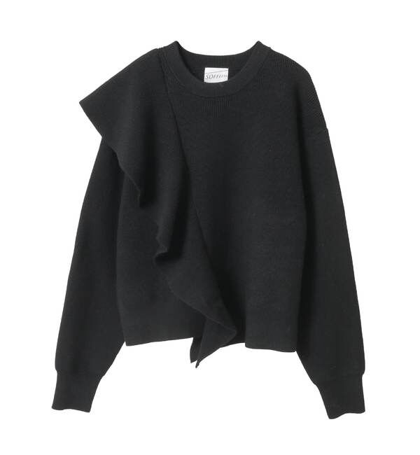 SOFFITTO「フリル付きニット」|ニット・セーター|