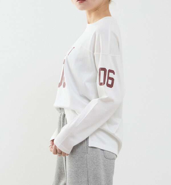 SOFFITTO「フットボールロングTシャツ」|Tシャツ・カットソー|