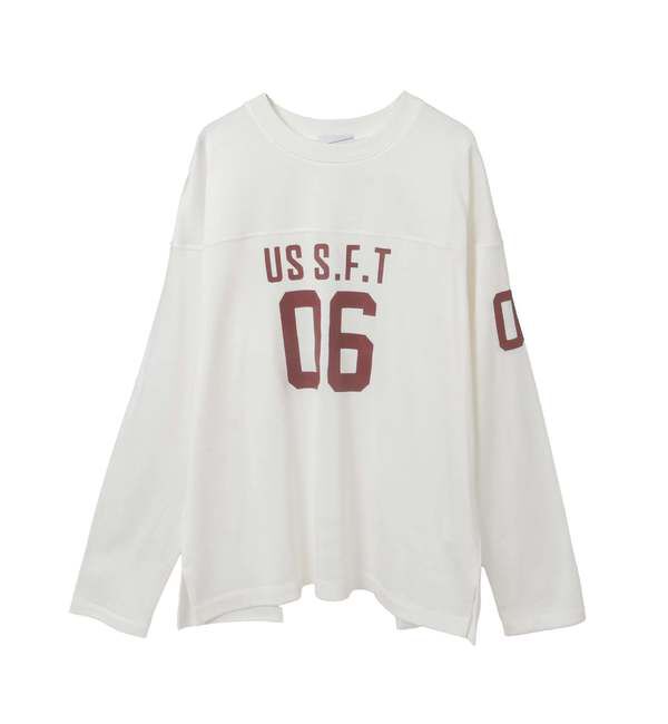 SOFFITTO「フットボールロングTシャツ」|Tシャツ・カットソー|