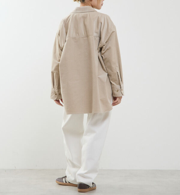 SOFFITTO「【A_/エース】コーデュロイオーバーシャツ」|シャツ・ブラウス|