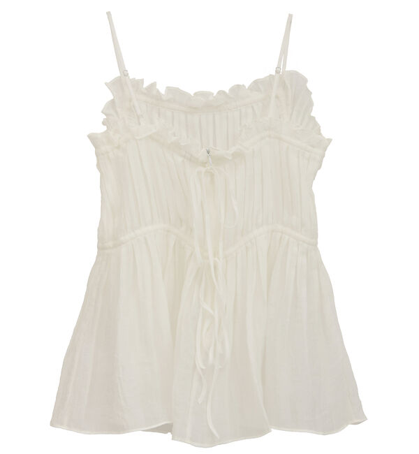 SOFFITTO「【ATELIER EDITION/アトリエ エディション 】 Shirring String Blouse」|キャミソール|
