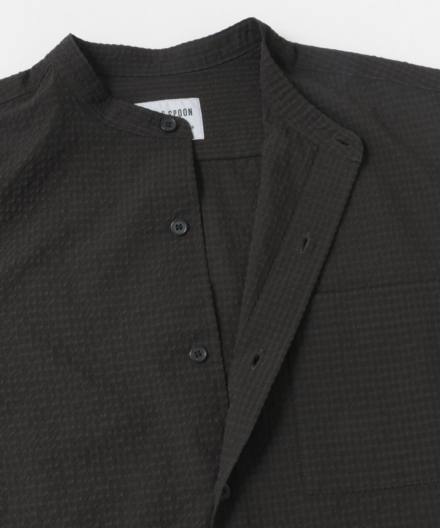 URBAN RESEARCH DOORS「FORK&SPOON　アニヴェンサッカーシャツ」|シャツ・ブラウス|