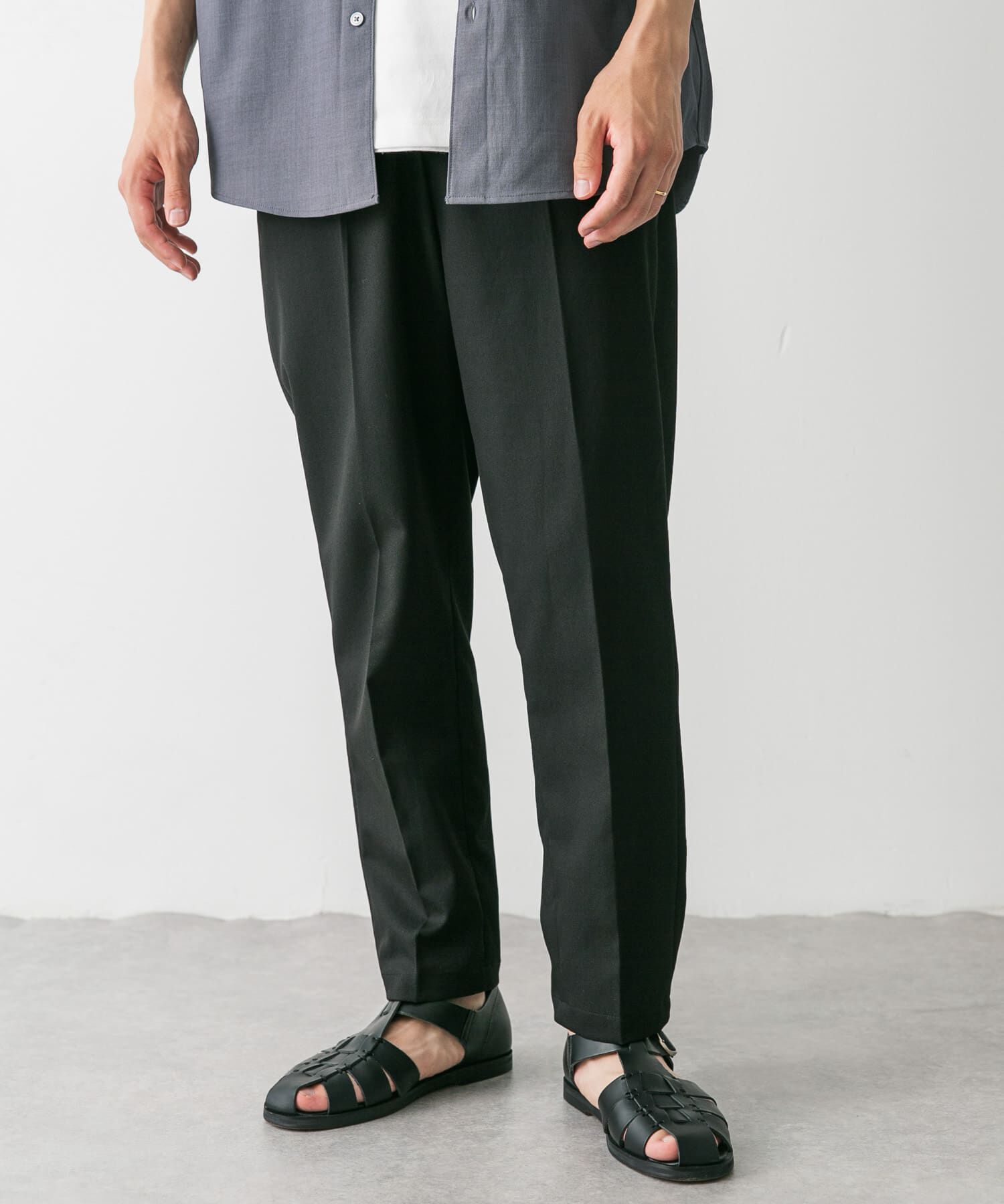 URBAN RESEARCH DOORS「TRツイルテーパードトラウザー」|その他|