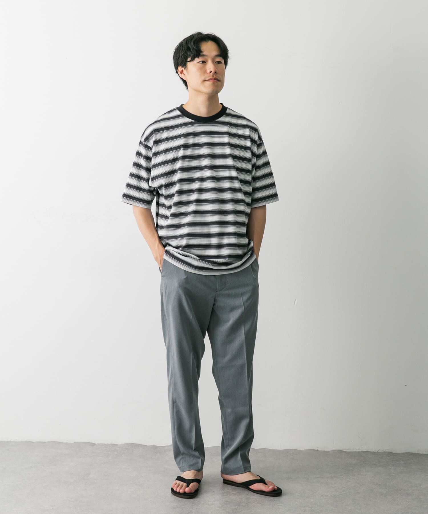 URBAN RESEARCH DOORS「TRツイルテーパードトラウザー」|その他|