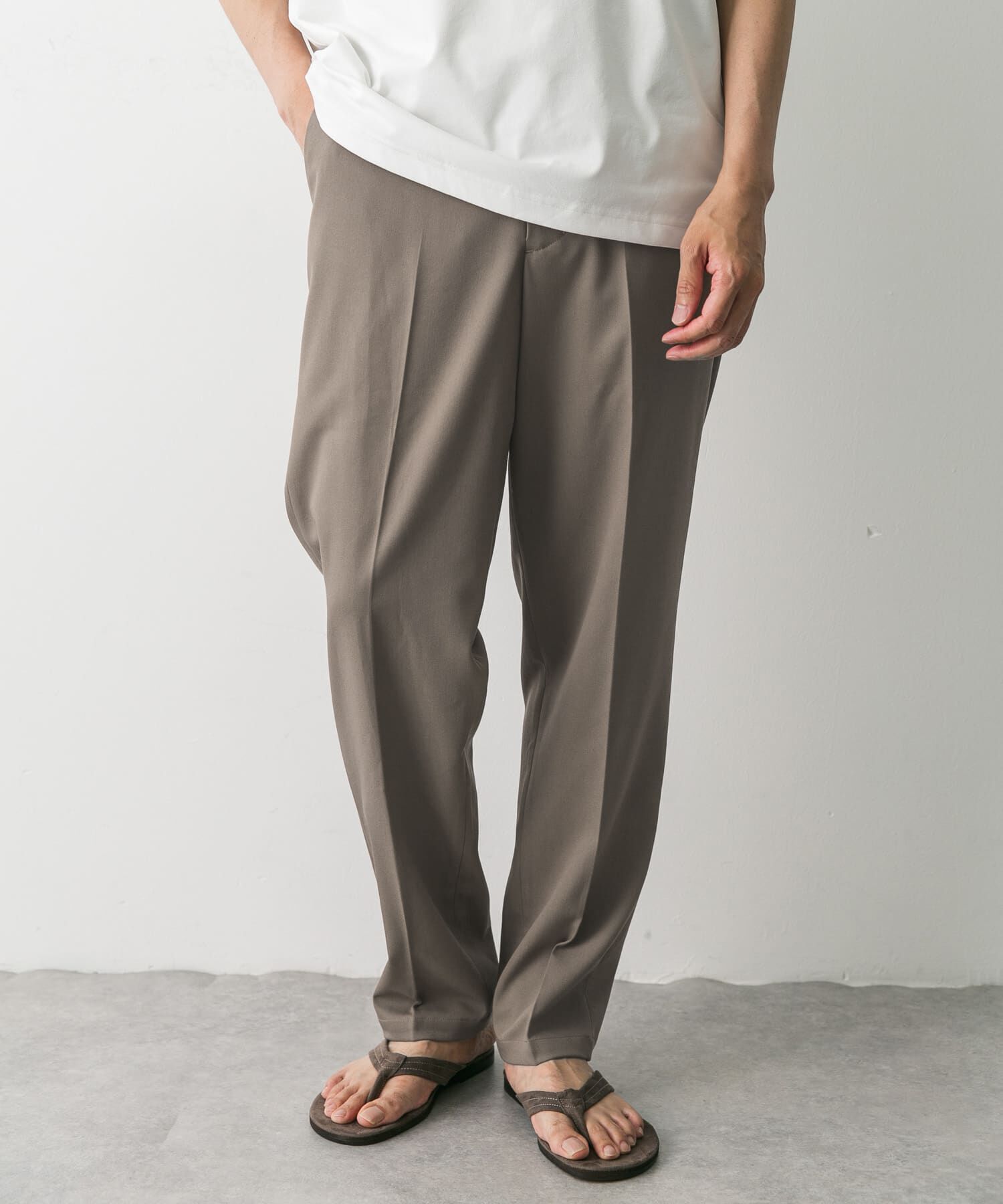 URBAN RESEARCH DOORS「TRツイルテーパードトラウザー」|その他|