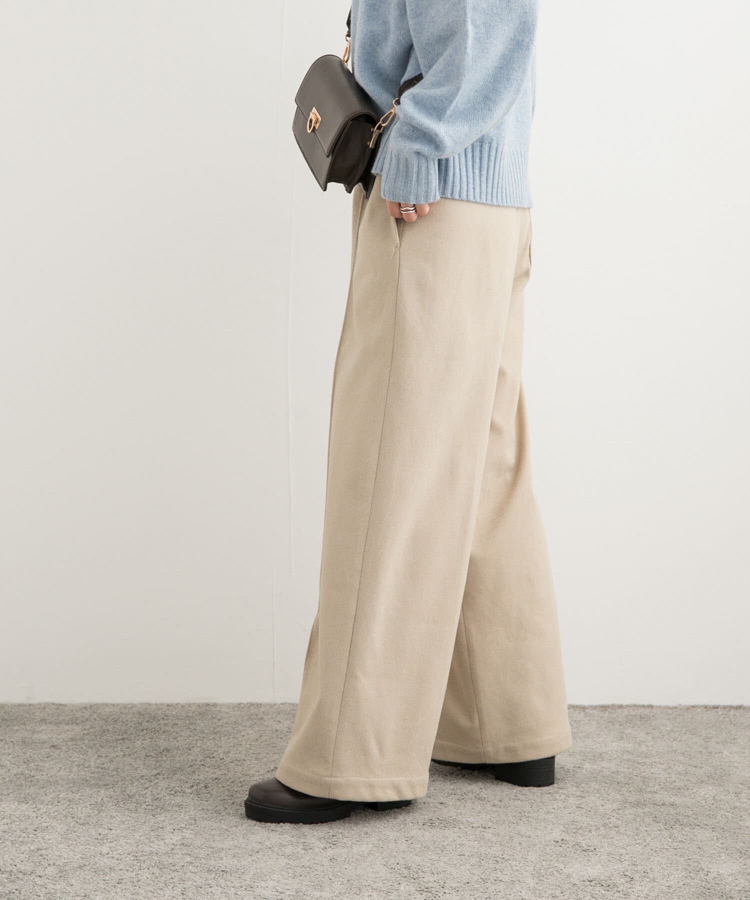 URBAN RESEARCH DOORS「ヘリンボーンピンタックイージーパンツ」|その他|