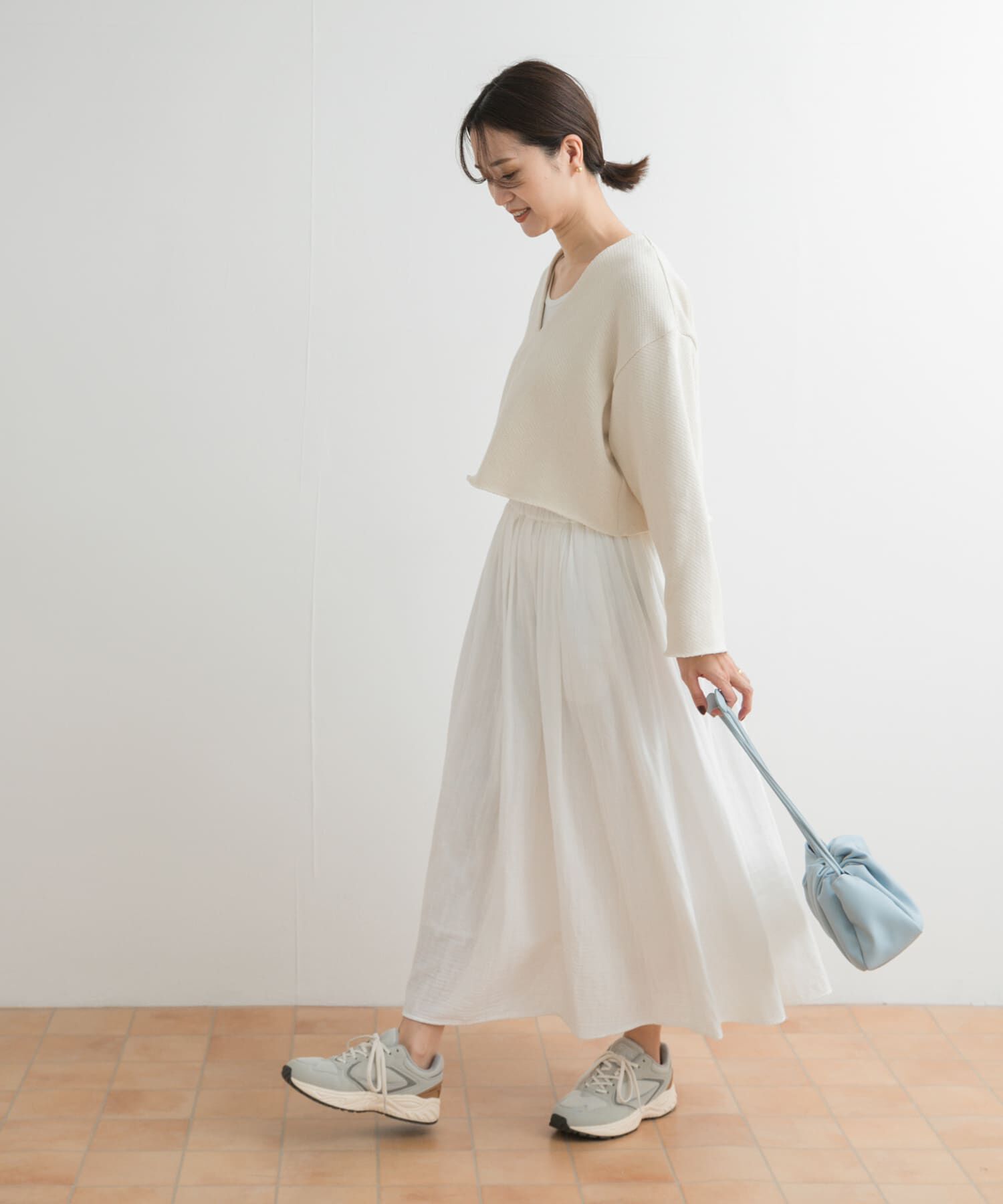 URBAN RESEARCH DOORS「ミドルインレイVネックプルオーバー」|Tシャツ・カットソー|