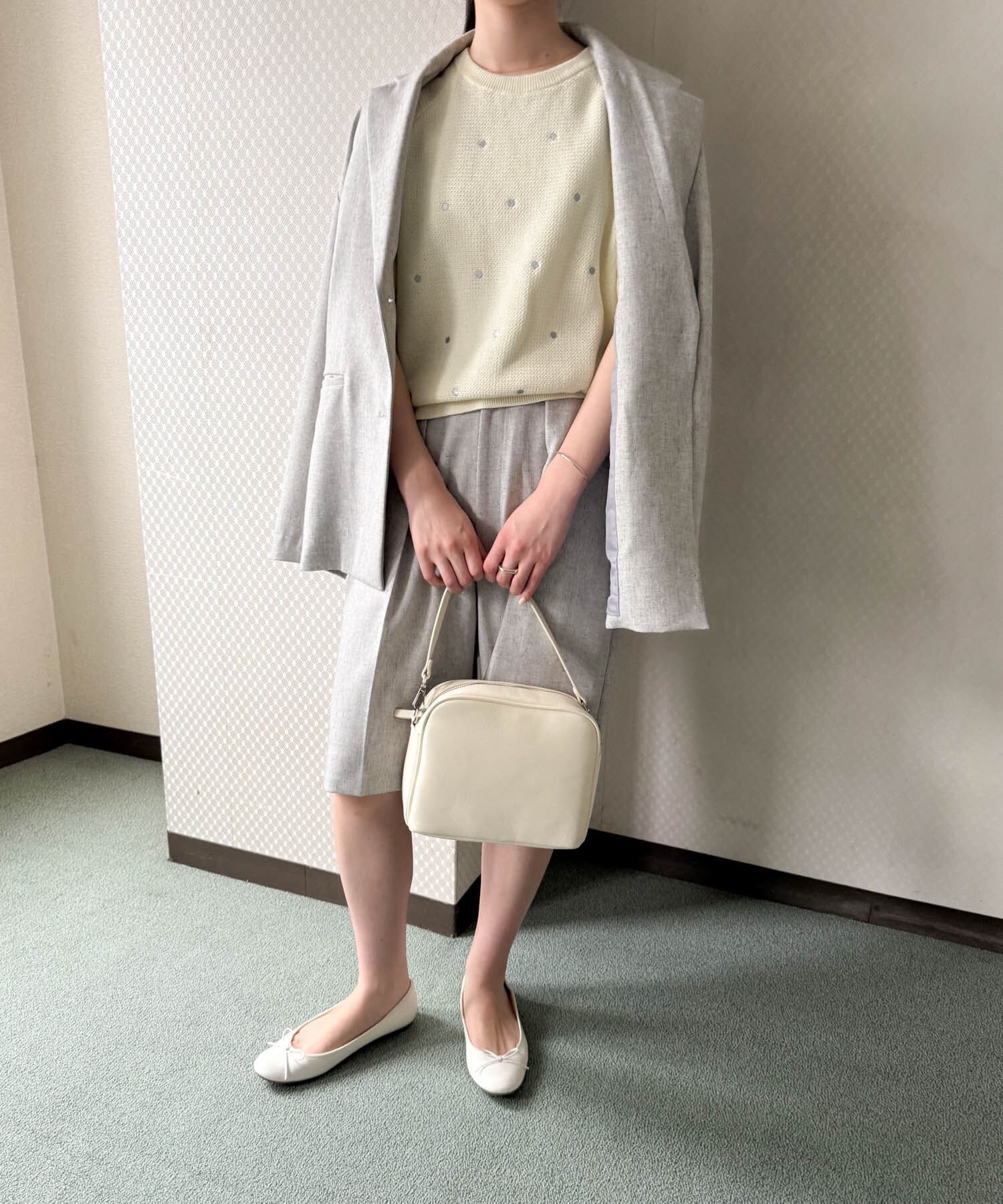 URBAN RESEARCH DOORS「ラメドット刺繍ニット」|ニット・セーター|