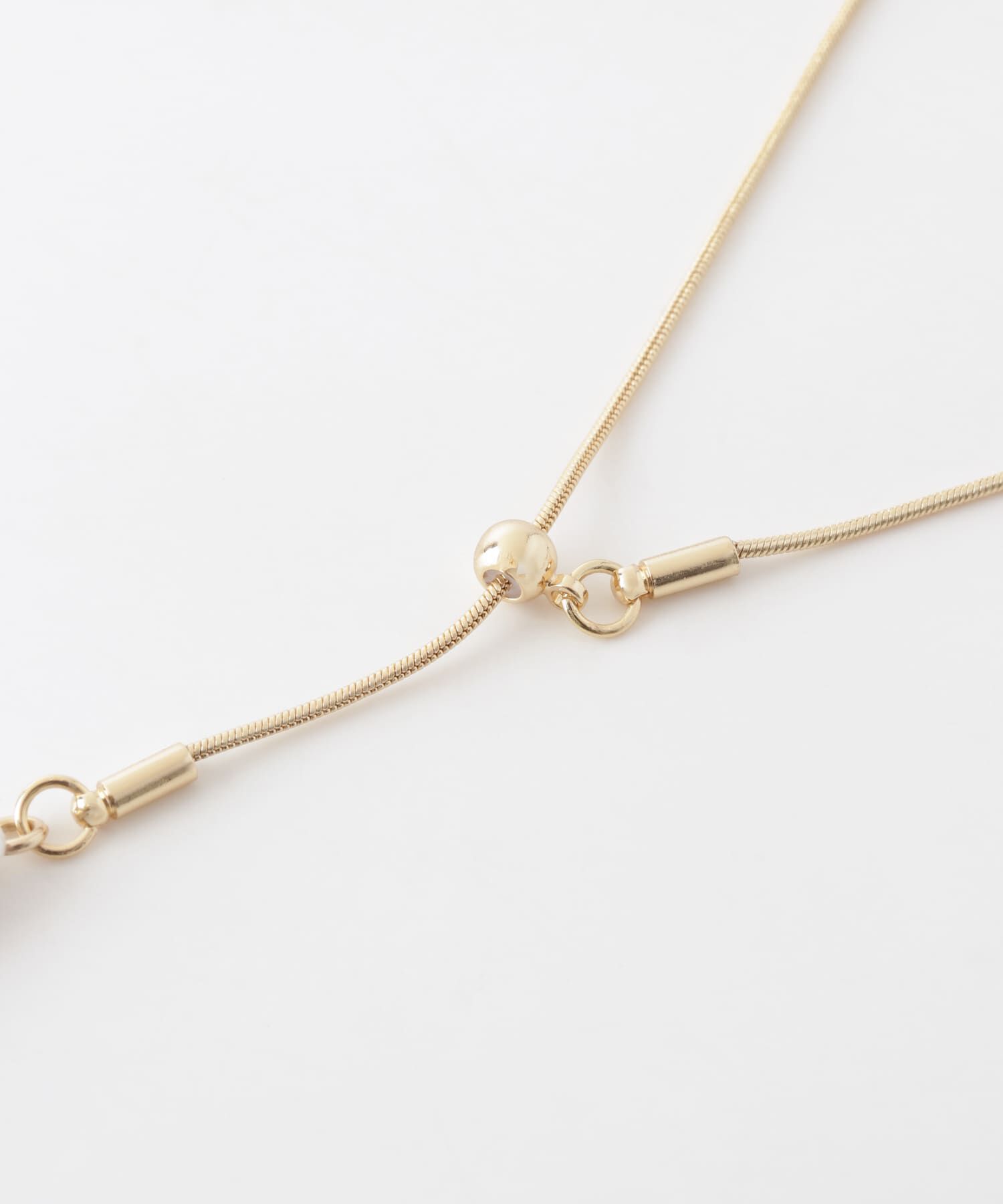 SMELLY「パールスネークチェーン2セットネックレス」|ネックレス|