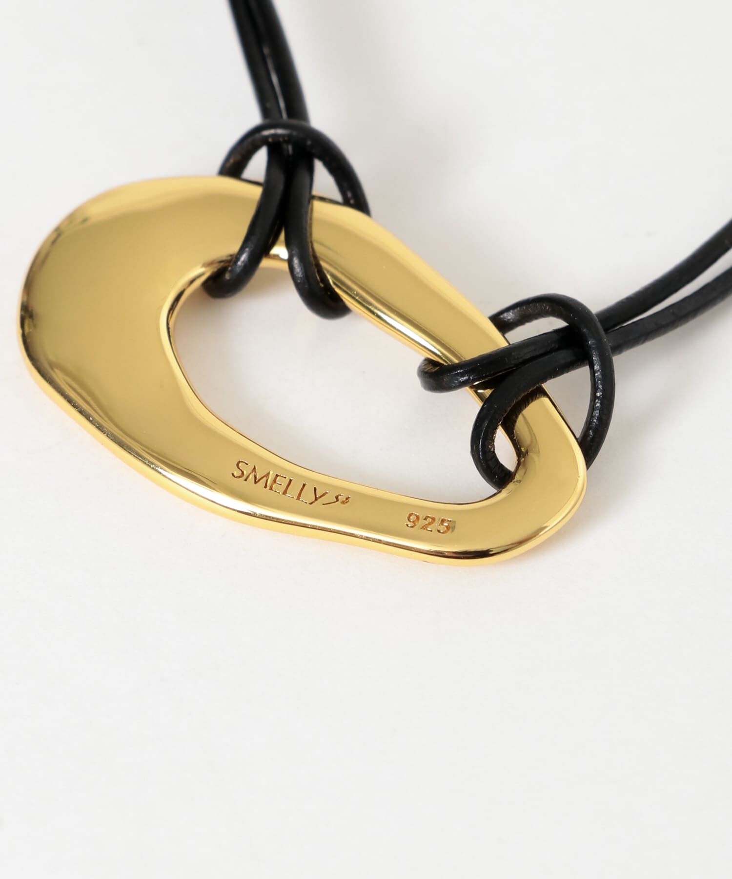 SMELLY「SMELLY so&rsquo;　oval plate cord necklace」|ネックレス|