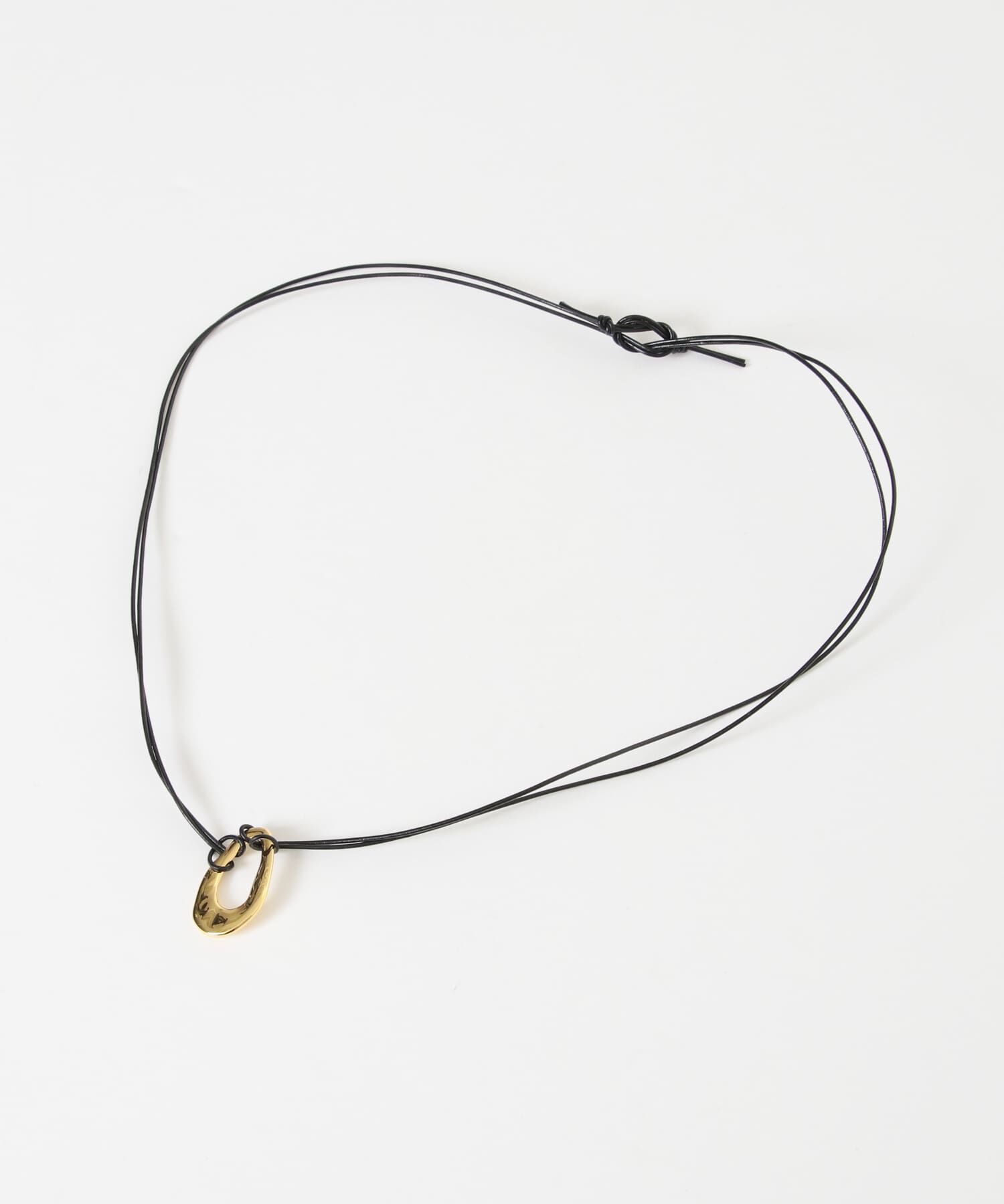 SMELLY「SMELLY so&rsquo;　oval plate cord necklace」|ネックレス|