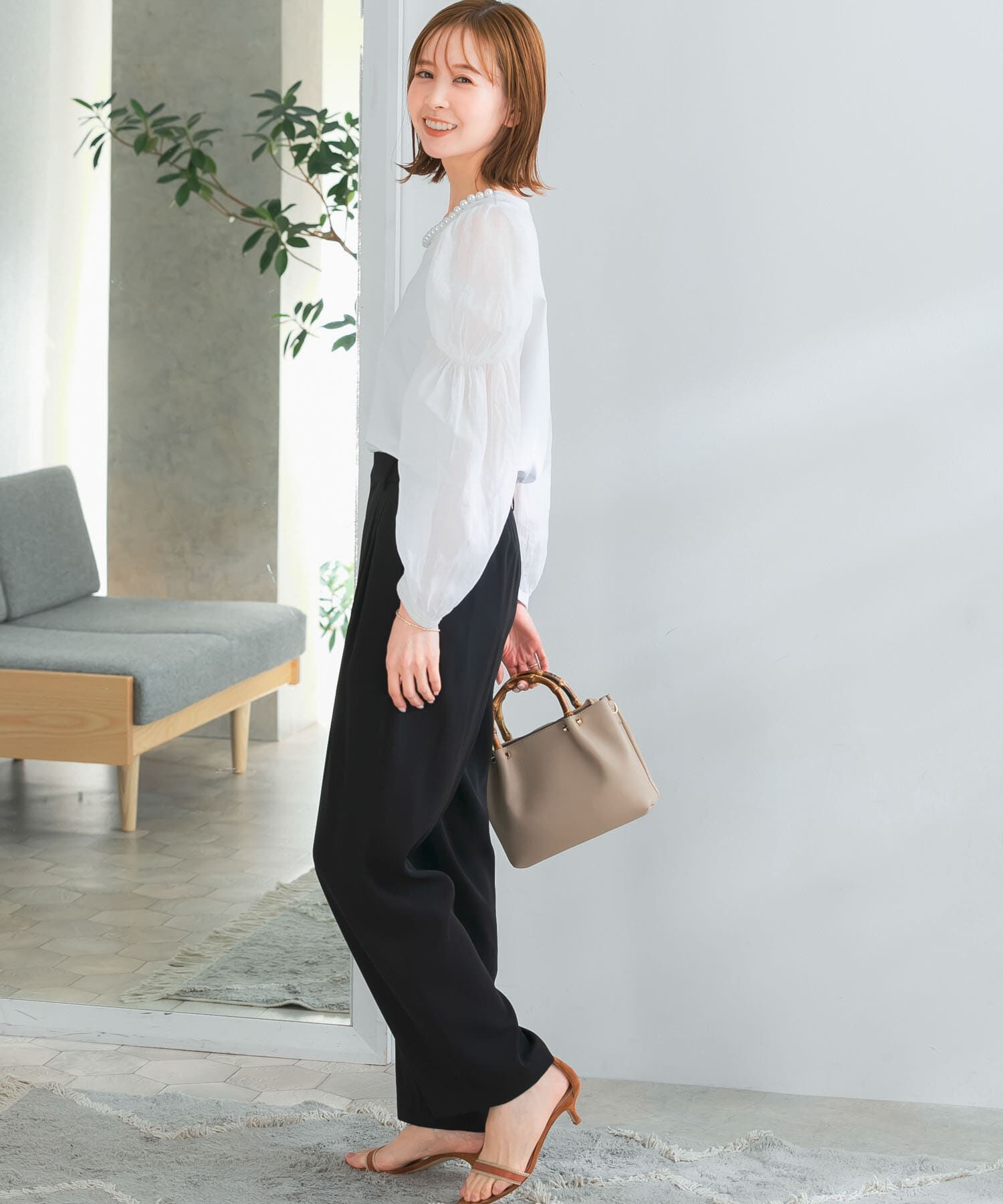 URBAN RESEARCH ROSSO「イージーセミワイドツータックスラックス」|その他|