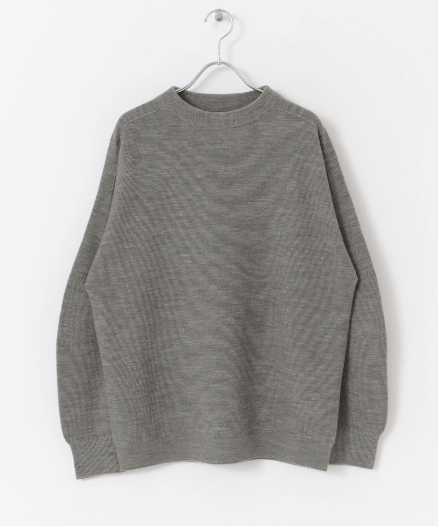 URBAN RESEARCH ROSSO「ウォッシャブルビルドネックホールニット」|ニット・セーター|