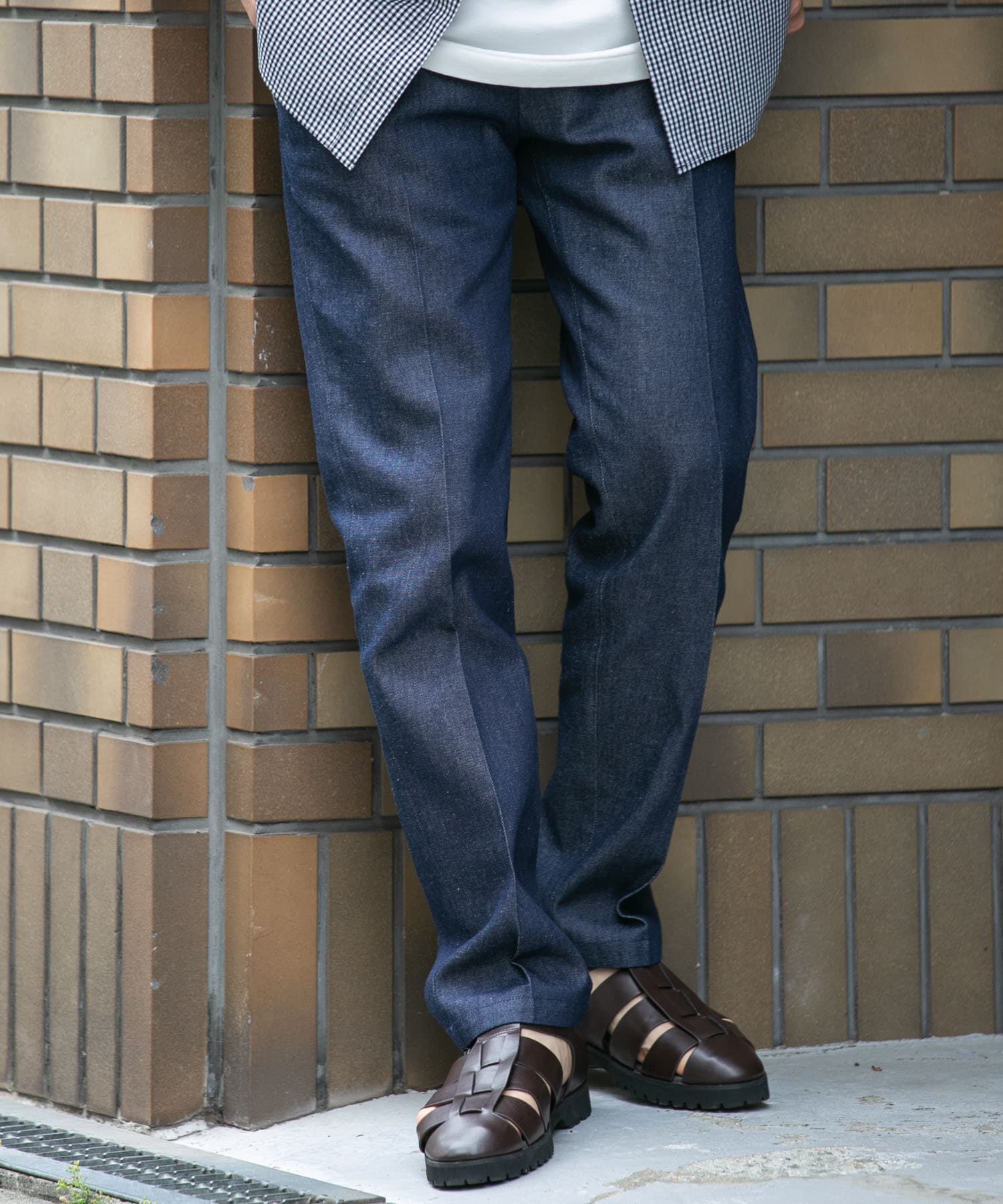 URBAN RESEARCH ROSSO「『XLサイズあり』デニムスラックスパンツ」|デニム|