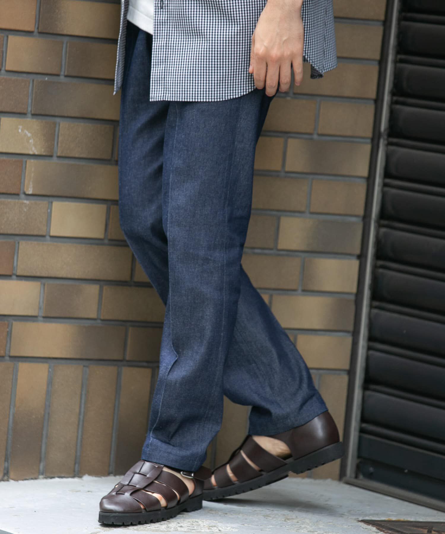 URBAN RESEARCH ROSSO「『XLサイズあり』デニムスラックスパンツ」|デニム|