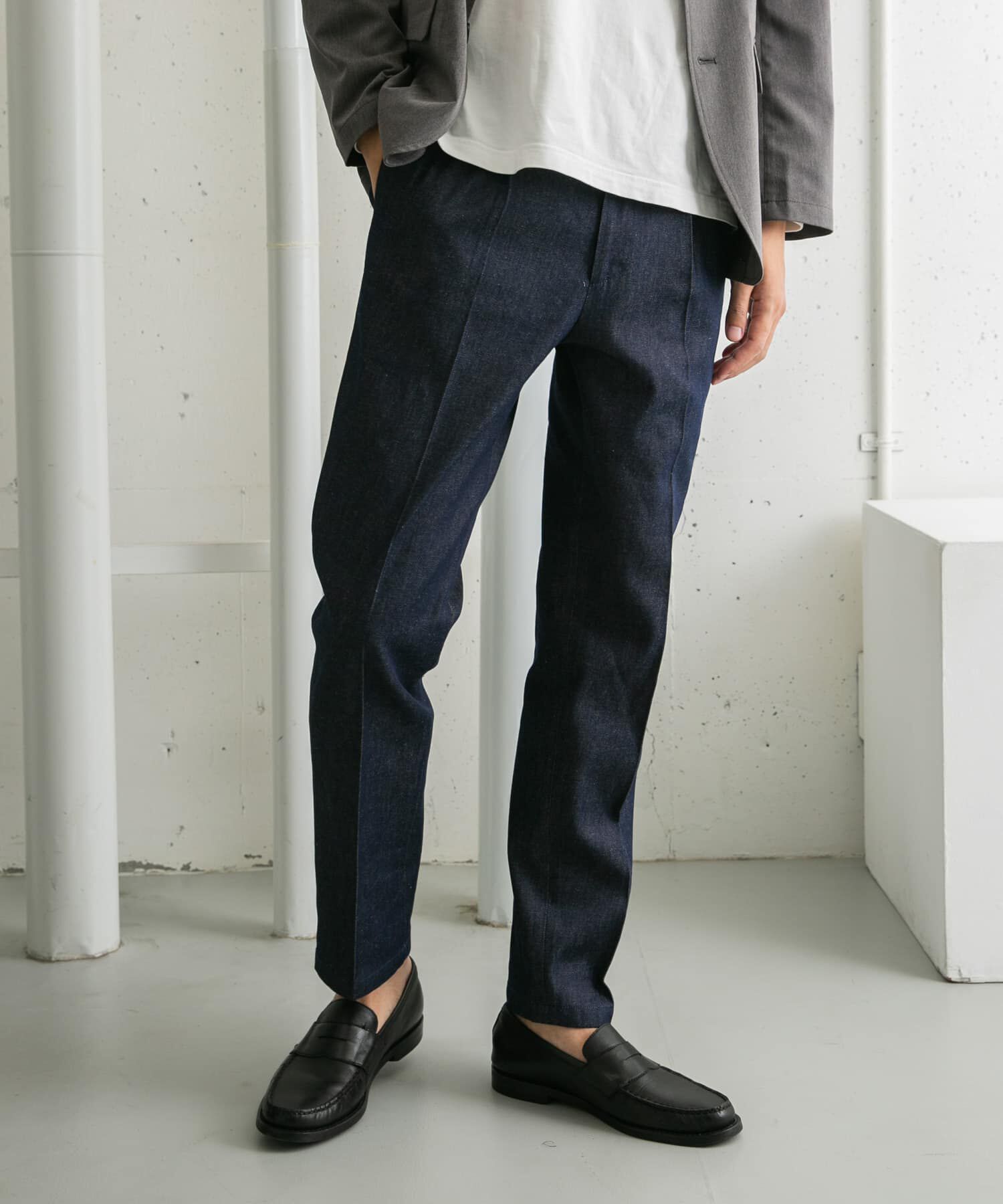 URBAN RESEARCH ROSSO「『XLサイズあり』デニムスラックスパンツ」|デニム|