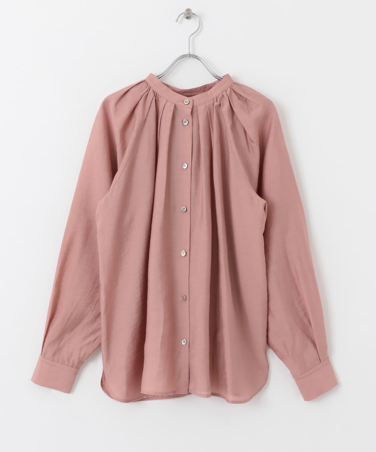 URBAN RESEARCH ROSSO「ランダムタックセミシアーブラウス」|シャツ・ブラウス|