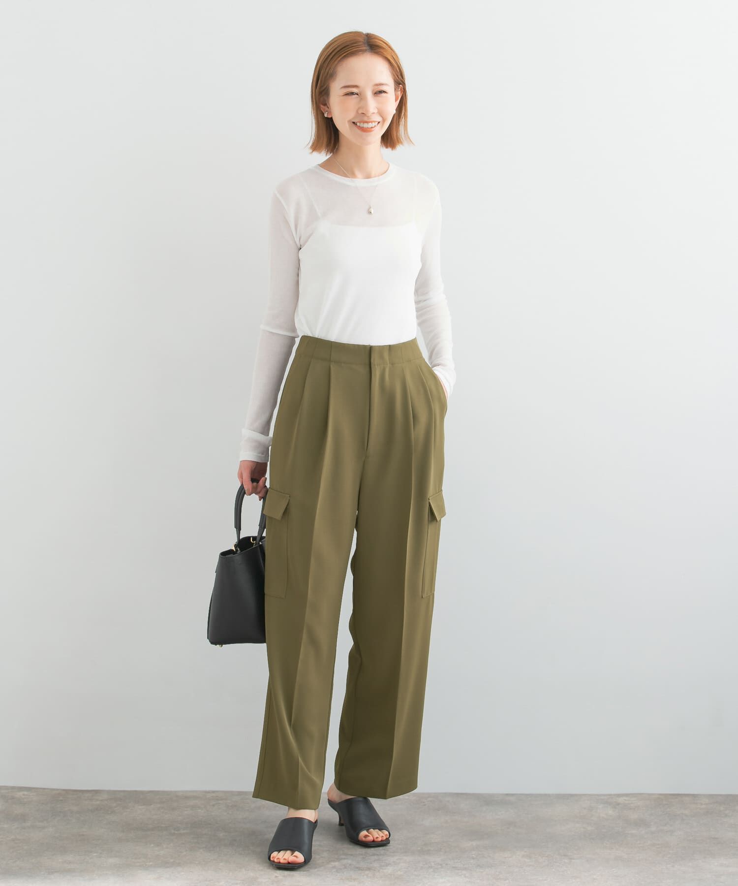 URBAN RESEARCH ROSSO「センタープレスカーゴパンツ」|その他|