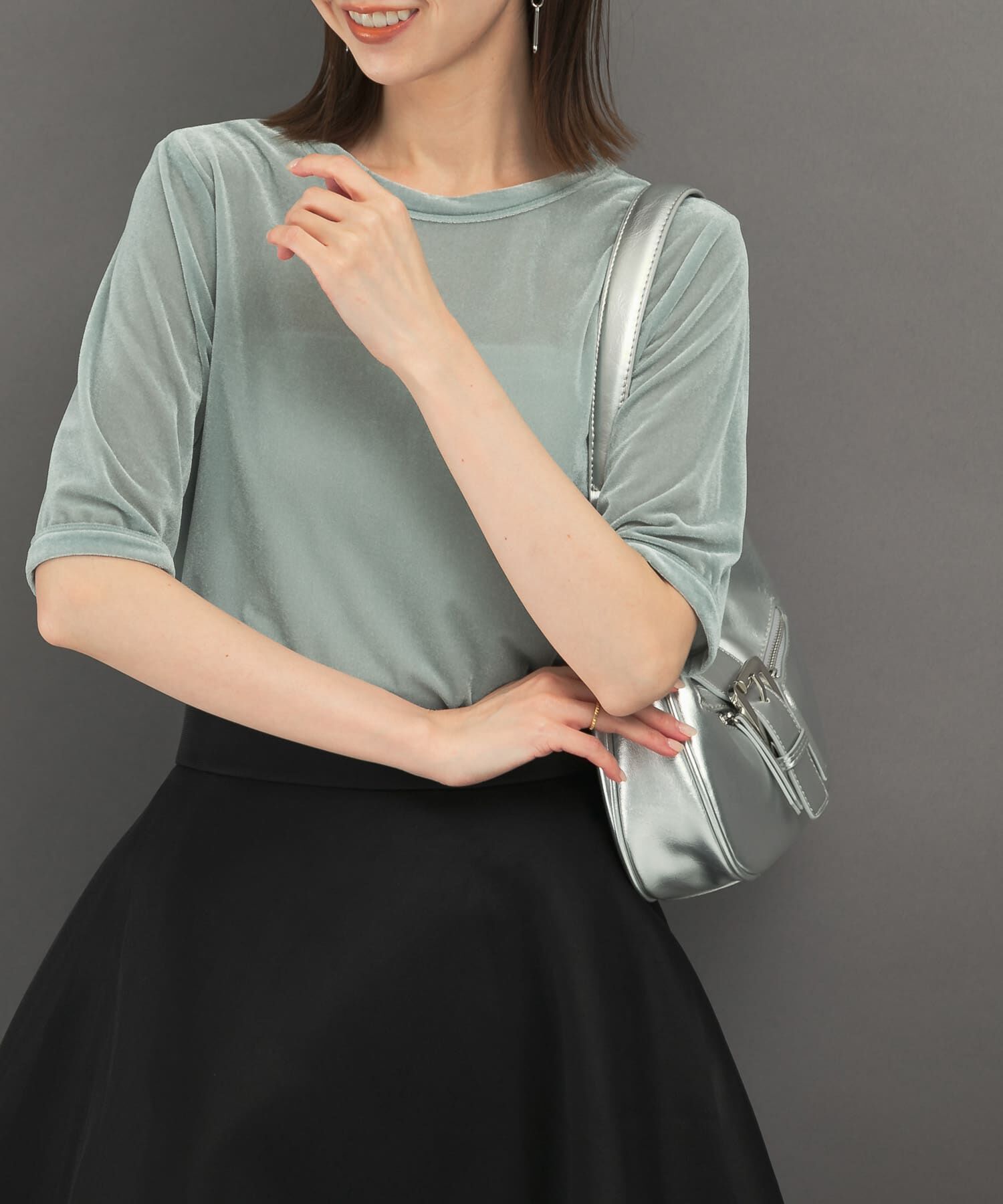 URBAN RESEARCH ROSSO「シアーベロアTシャツ」|Tシャツ・カットソー|