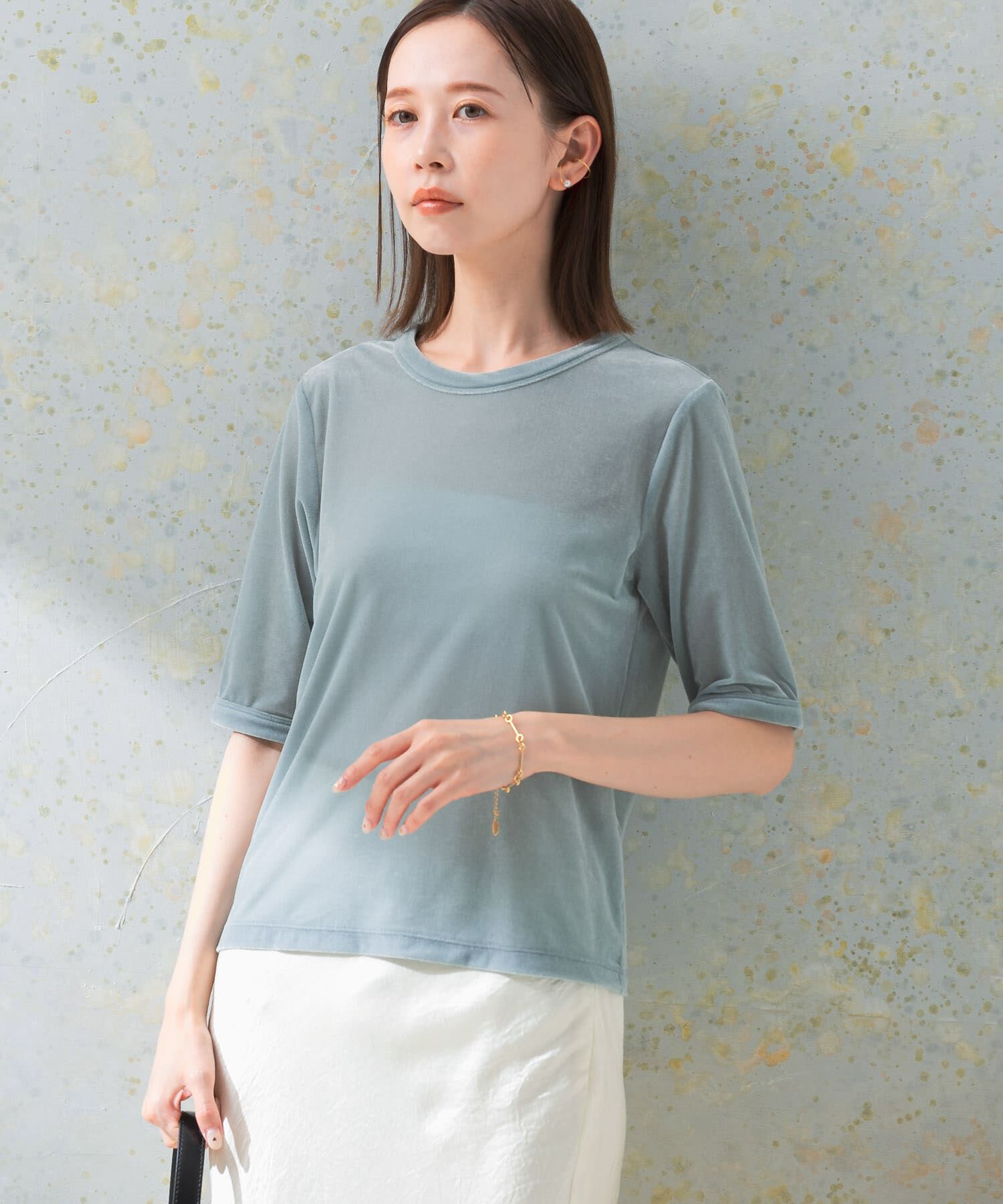 URBAN RESEARCH ROSSO「シアーベロアTシャツ」|Tシャツ・カットソー|