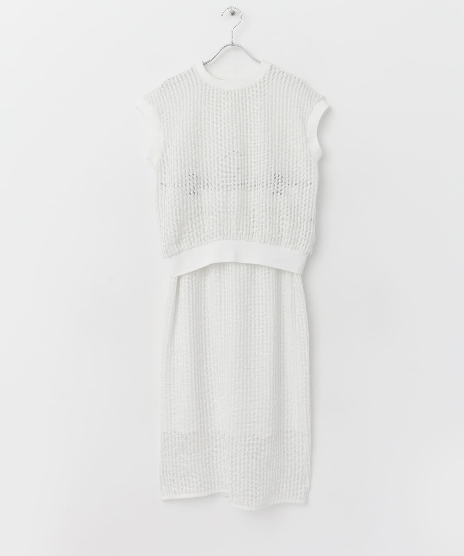 URBAN RESEARCH ROSSO「『セットアップ対応』F by ROSSO　メッシュプルオーバー+ロングスカート」|その他|