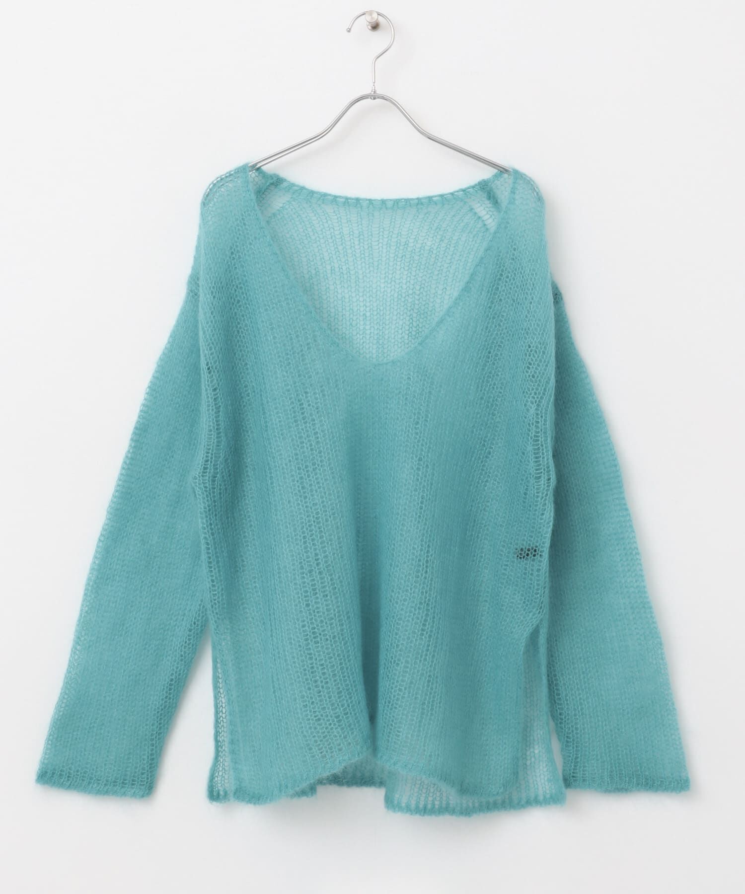 URBAN RESEARCH ROSSO「シアーモヘアVネックプルオーバー」|ニット・セーター|