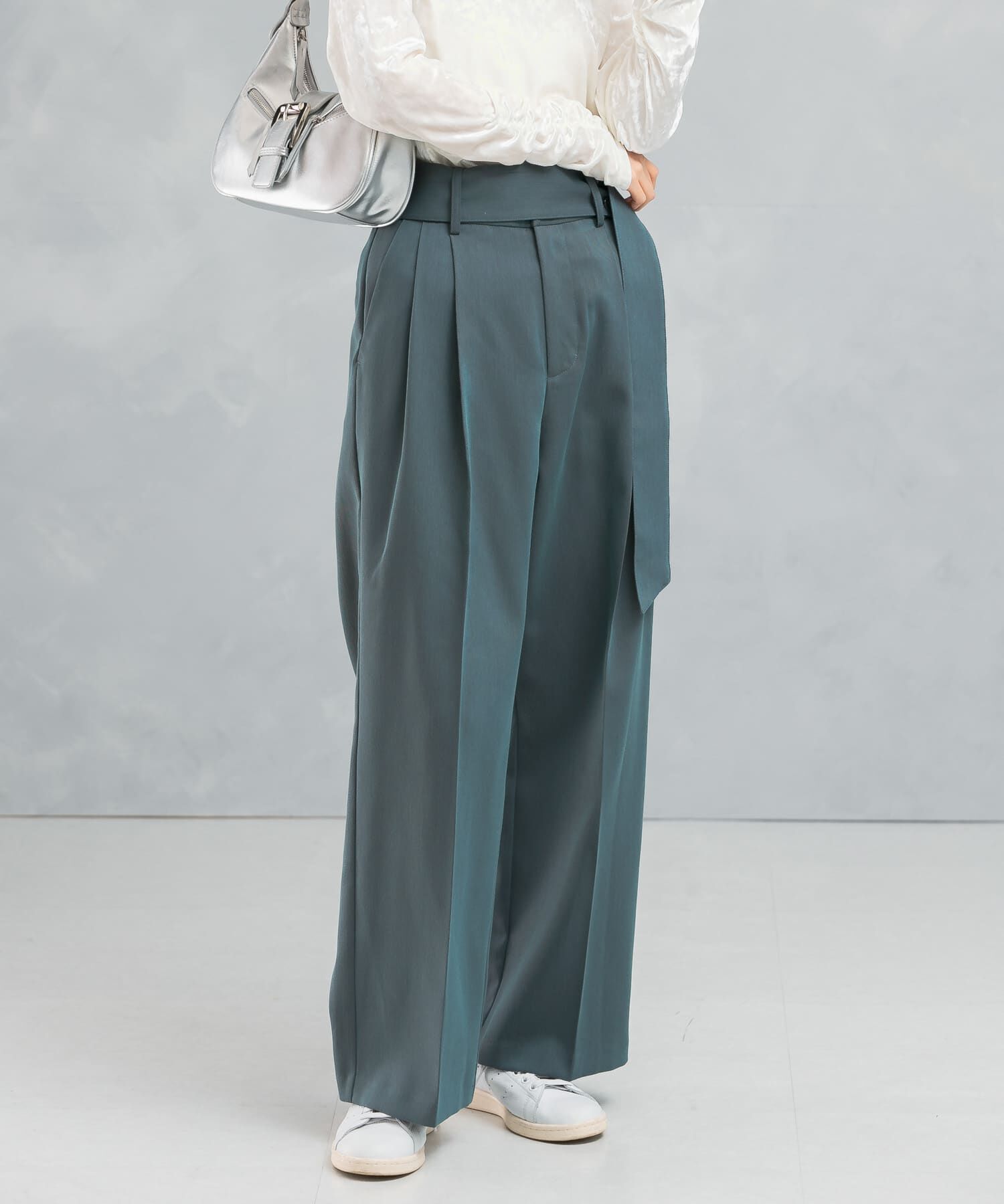 URBAN RESEARCH ROSSO「ベルトパンツ」|その他|ブルー