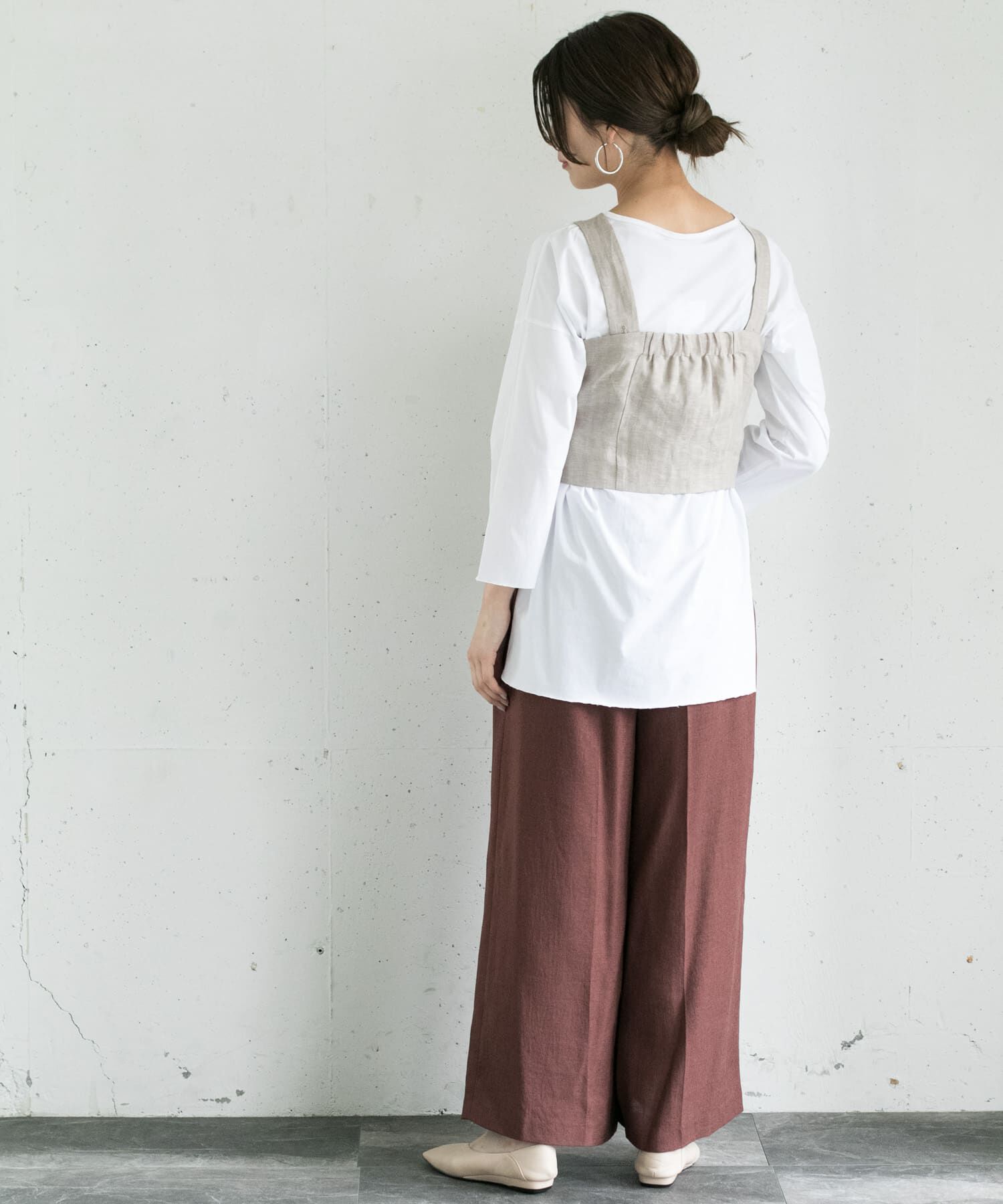 URBAN RESEARCH ROSSO「ミックスヘリンボーンビスチェ&there4;」|その他|