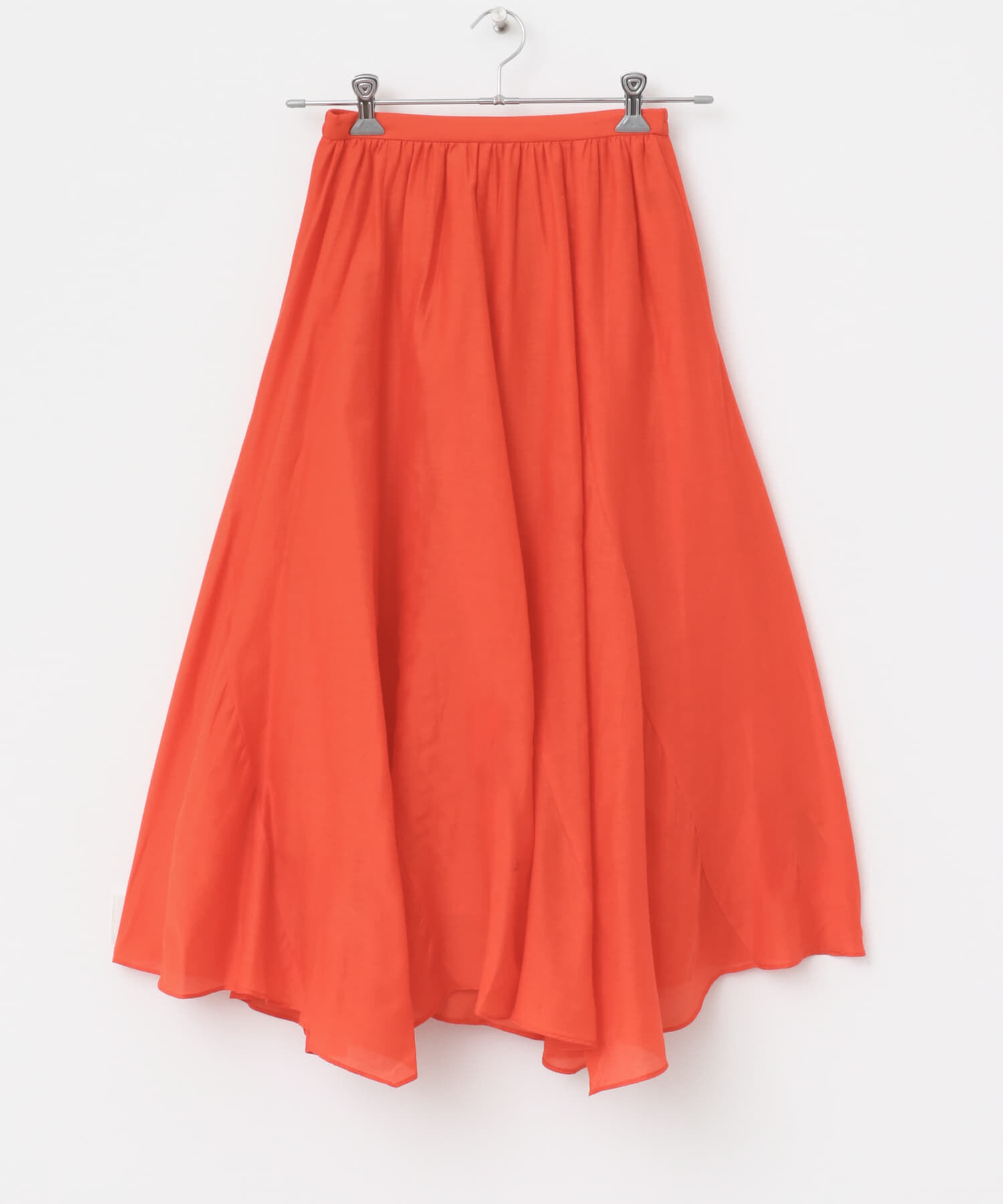 URBAN RESEARCH ROSSO「コットンシルクヘムデザインギャザースカート」|スカート|