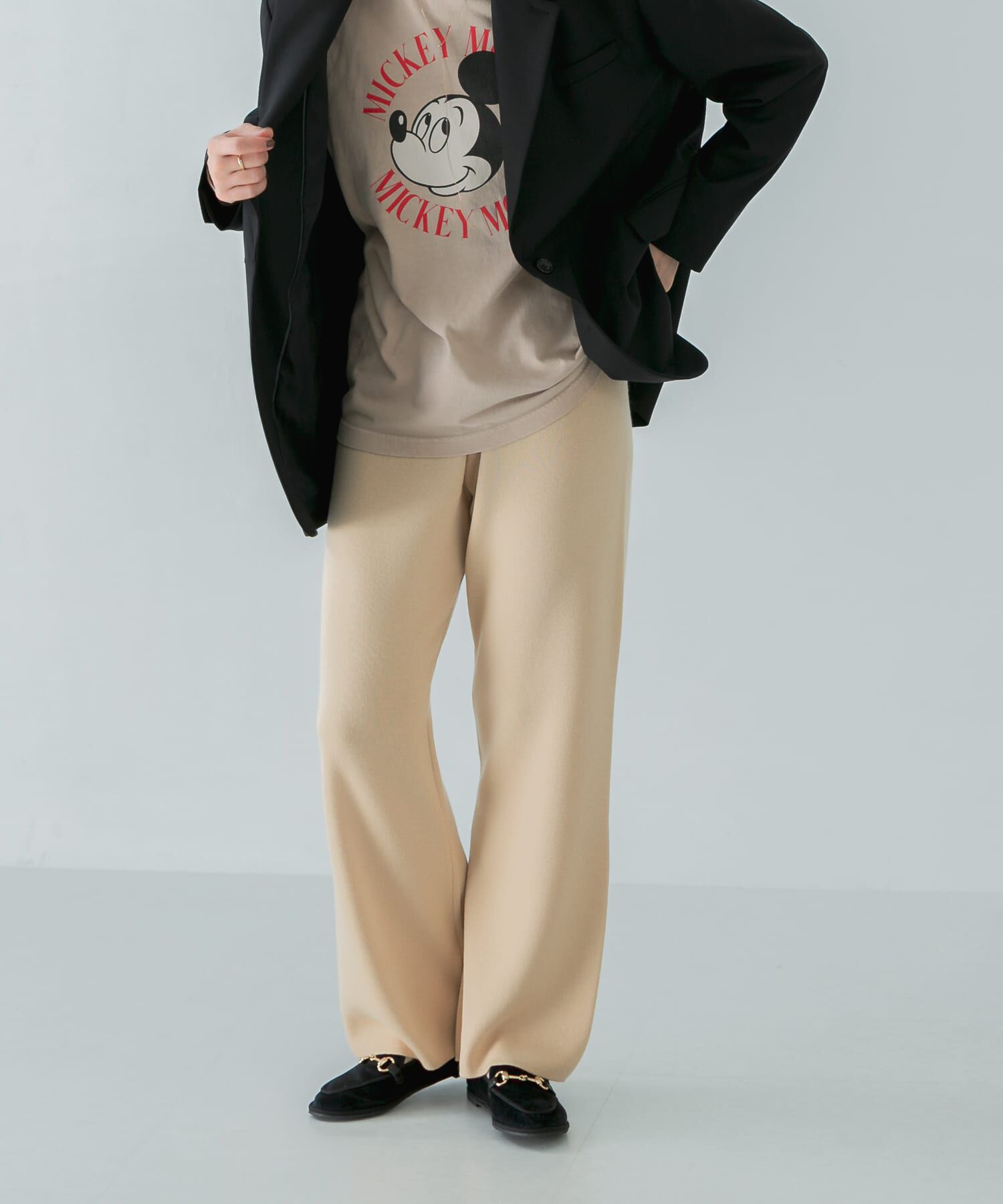 URBAN RESEARCH「ウールスームスニットパンツ」|その他|ベージュ系その他