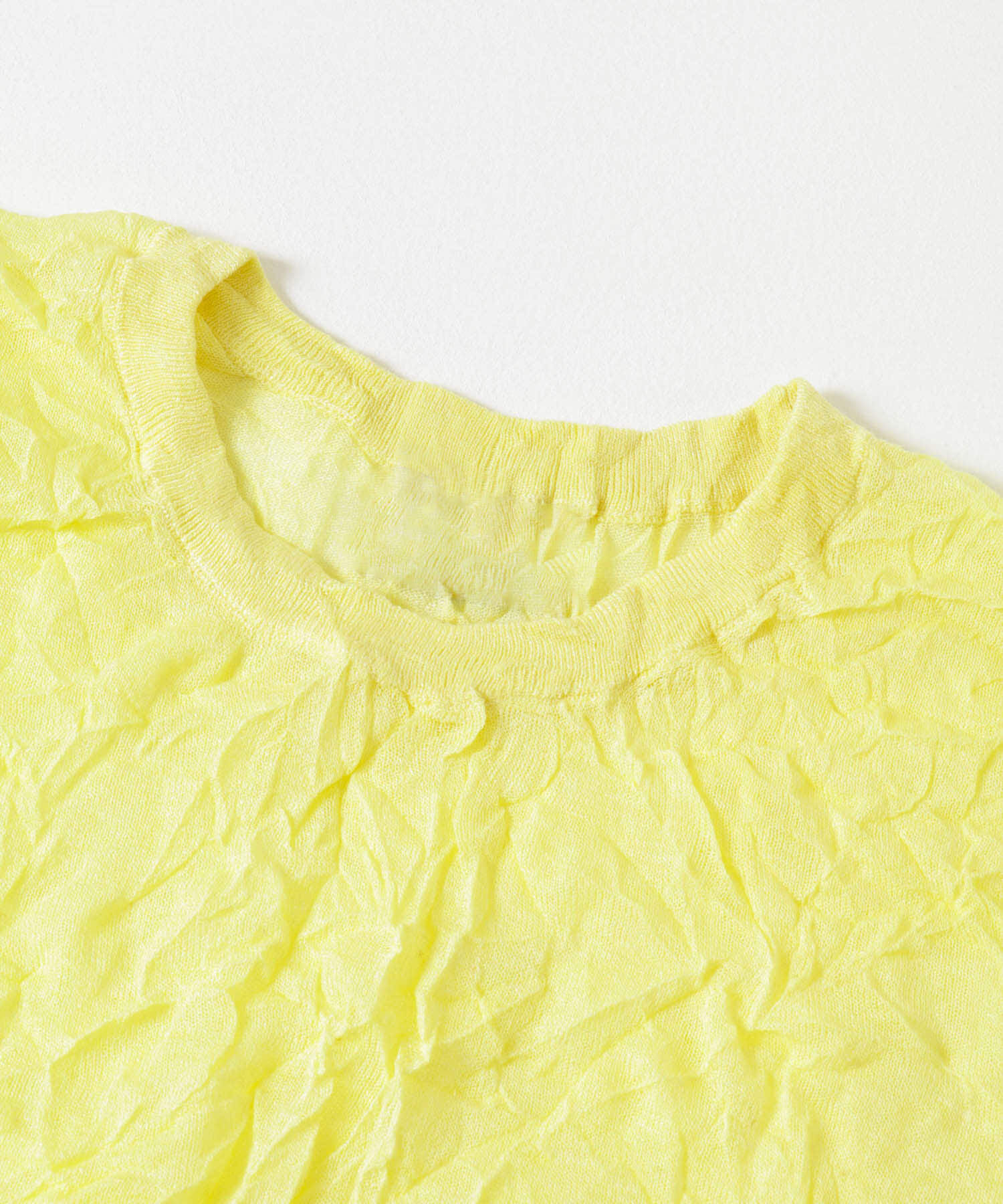 URBAN RESEARCH「new basic　リネン混ワッシャーハーフスリーブニット」|ニット・セーター|