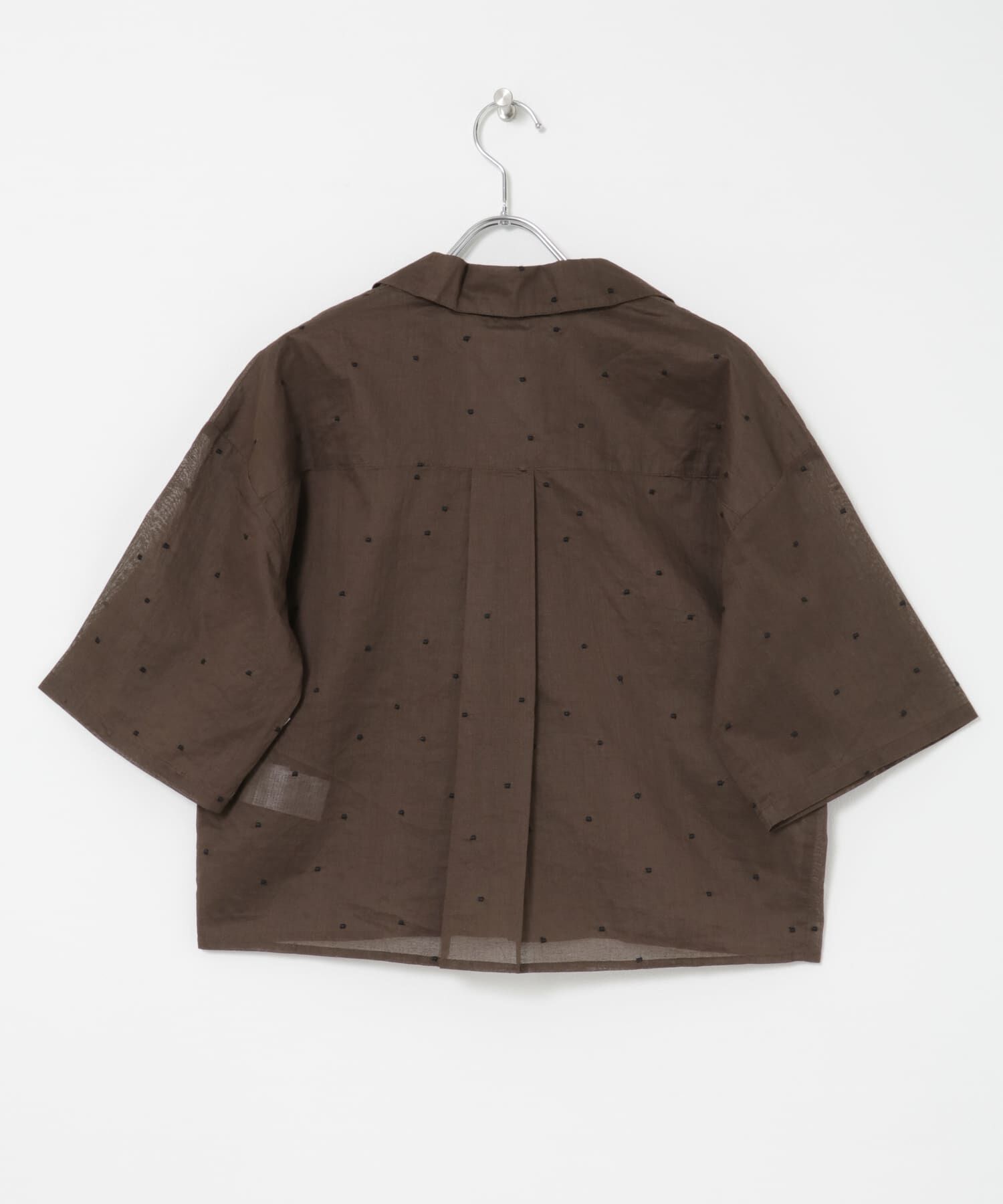 URBAN RESEARCH「new basic　オーガンジードットオープンカラーシャツ」|シャツ・ブラウス|