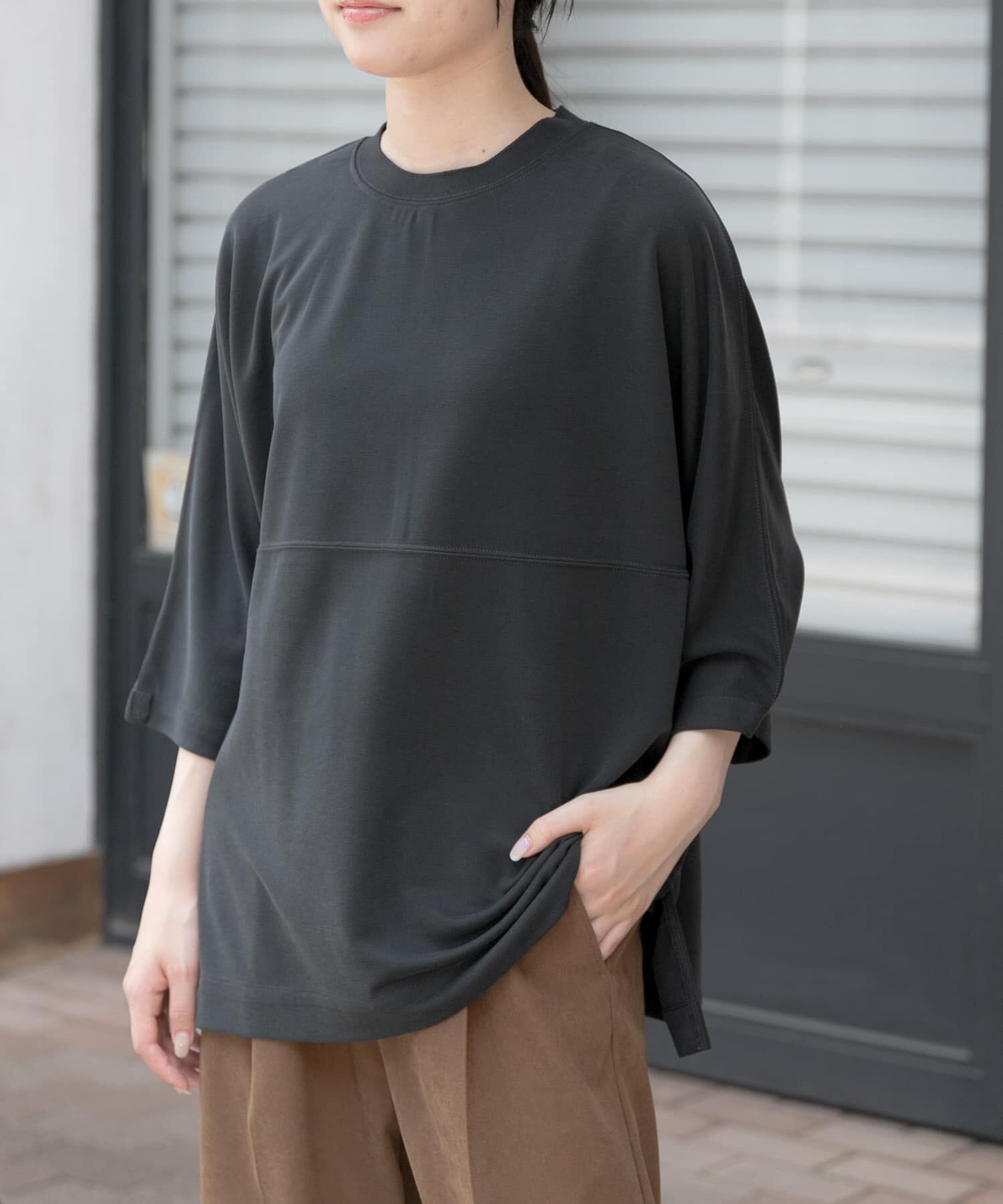 URBAN RESEARCH DOORS「FORK&SPOON　モダールカノコTシャツ」|Tシャツ・カットソー|